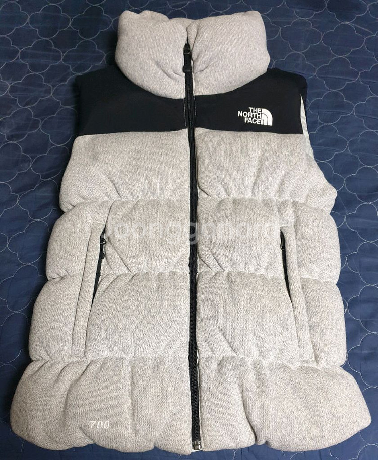 노스페이스 700 화이트라벨 블룸 구스다운조끼패딩 85--0