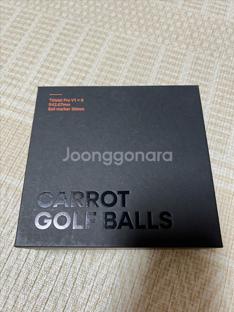 타이틀리스트 PRO V1 골프공 6구 캐롯 콜라보--0