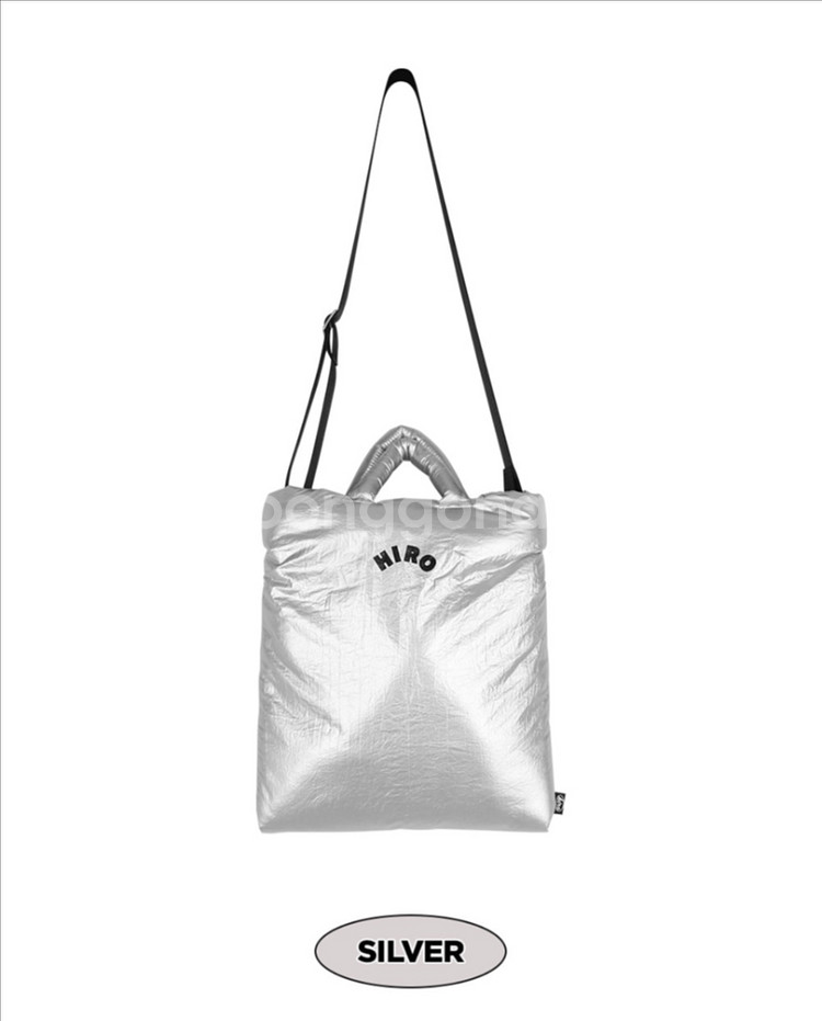 히로 패딩백 실버--0