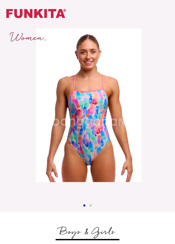 펑키타 수영복 티클 핑크 L8--0