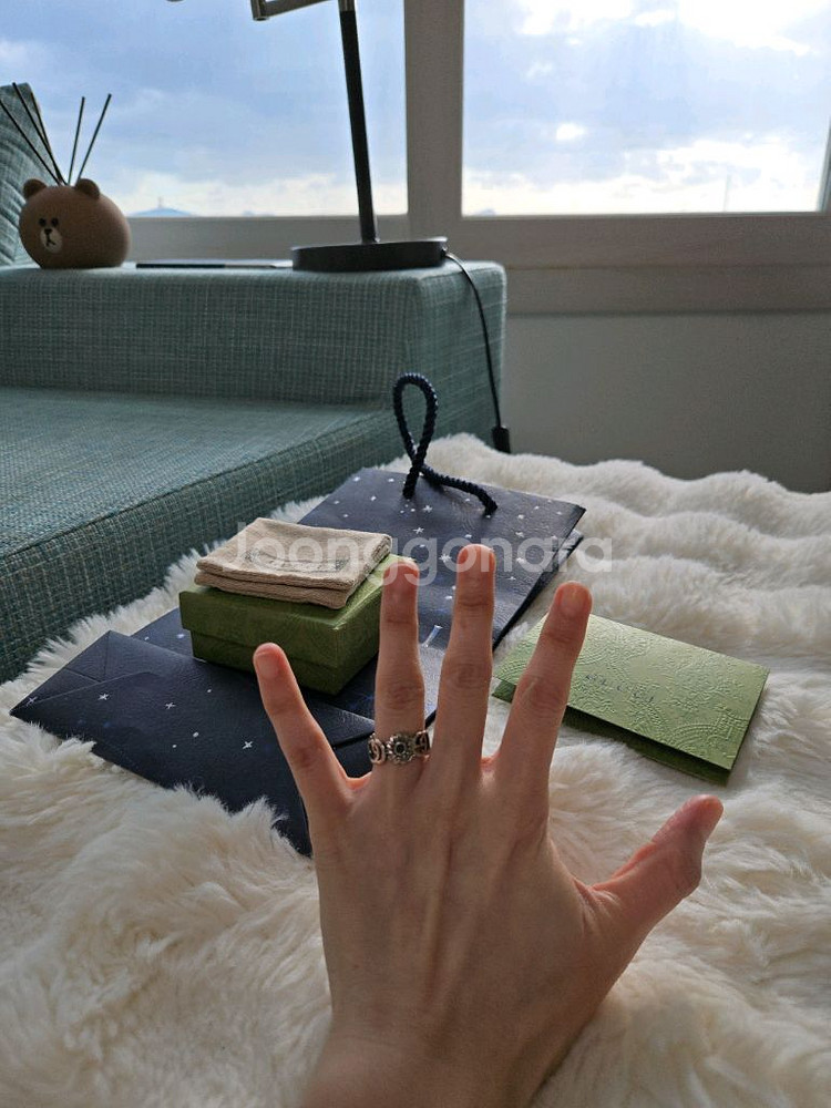 구찌플라워반지--4