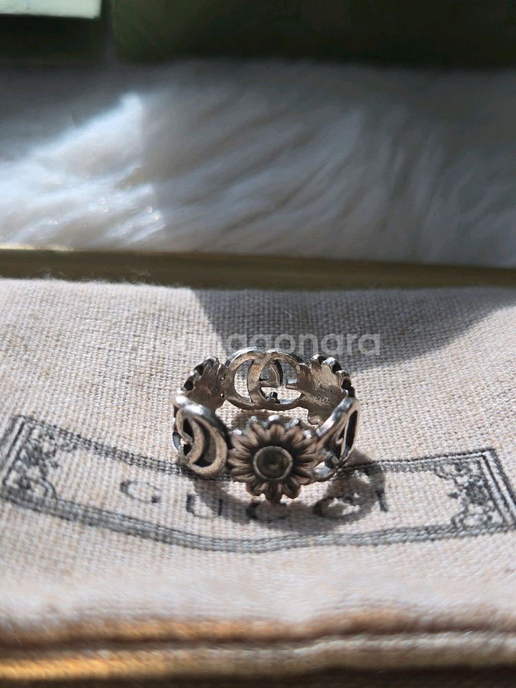 구찌플라워반지--1