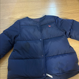 블루독 오리털패딩 120