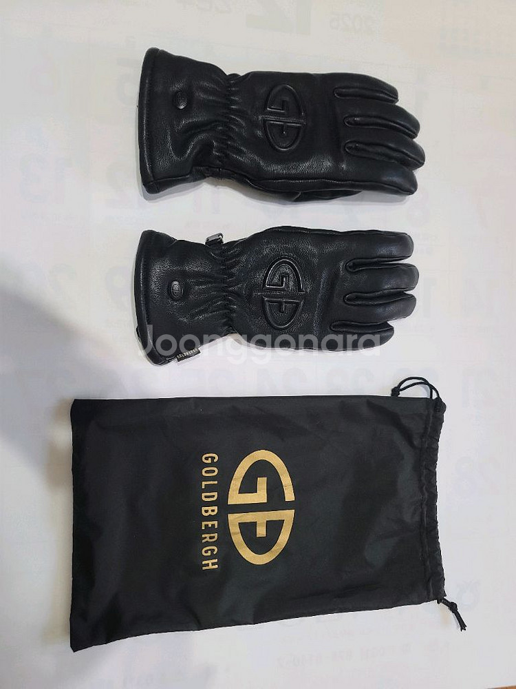 스키용품의 명품 골드버그 가죽장갑(방한장갑)--0