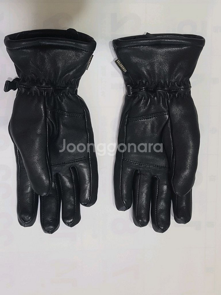 스키용품의 명품 골드버그 가죽장갑(방한장갑)--2