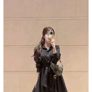 메이윤 카라원피스 블랙