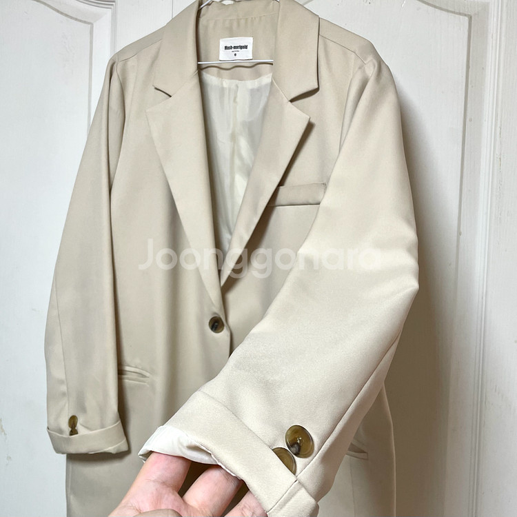 공구우먼 빅사이즈 루즈핏 베이직 싱글자켓 XL--5