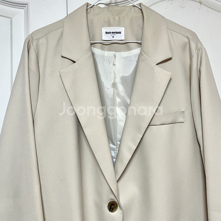 공구우먼 빅사이즈 루즈핏 베이직 싱글자켓 XL--6