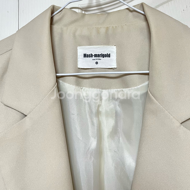 공구우먼 빅사이즈 루즈핏 베이직 싱글자켓 XL--9