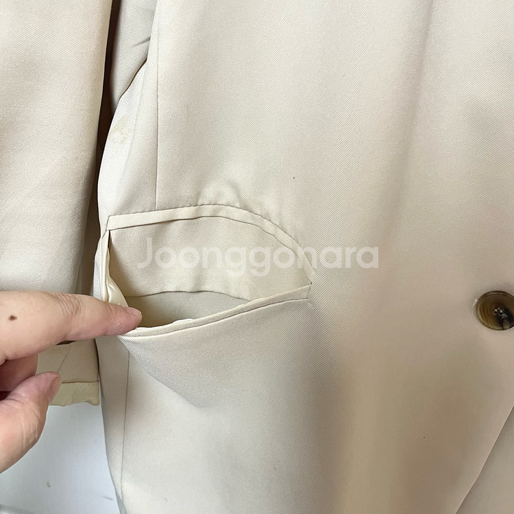 공구우먼 빅사이즈 루즈핏 베이직 싱글자켓 XL--7