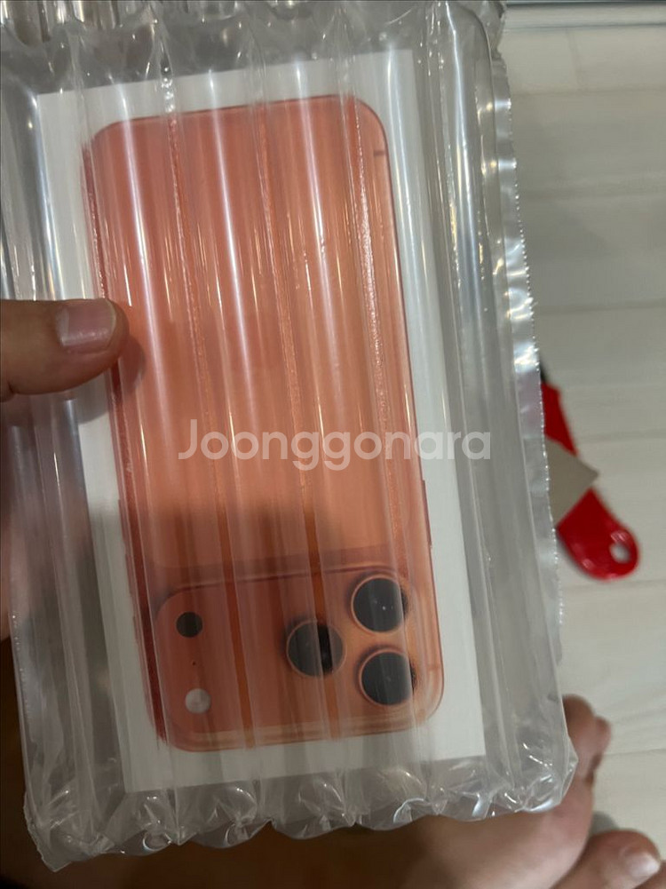 아이폰17 프로맥스 오렌지 256 자급제 미개봉팝니다--0