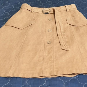 CC콜렉트 벨티드 치마 브라운 55사이즈 (S)