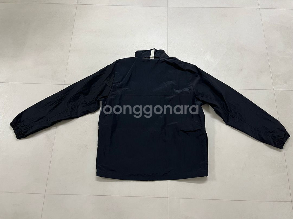 [L] 나이키 에어 우븐 라인드 자켓 블랙 라이드 본--1