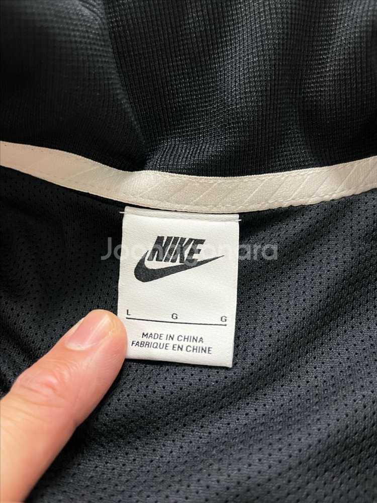 [L] 나이키 에어 우븐 라인드 자켓 블랙 라이드 본--6
