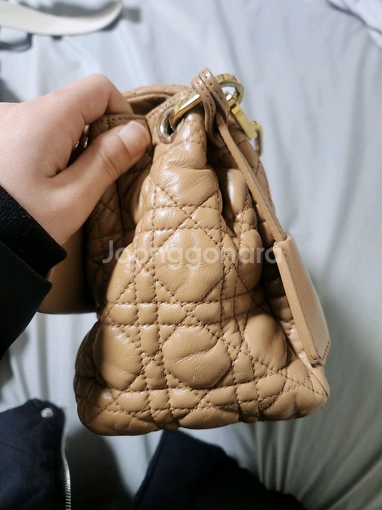 디올뉴락 까나쥬 미디움 숄더백--1