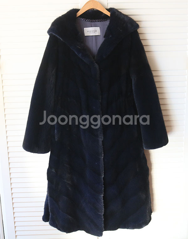 롱 후드밍크코트--0