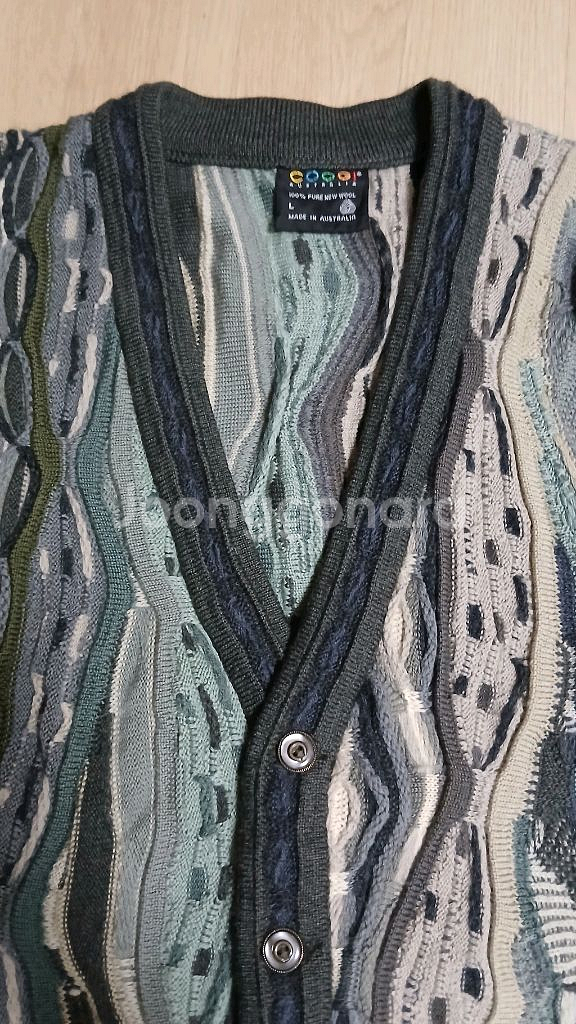 COOGI 울100% 가디건--2