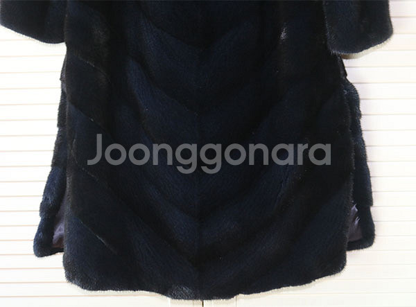 롱 후드밍크코트--4