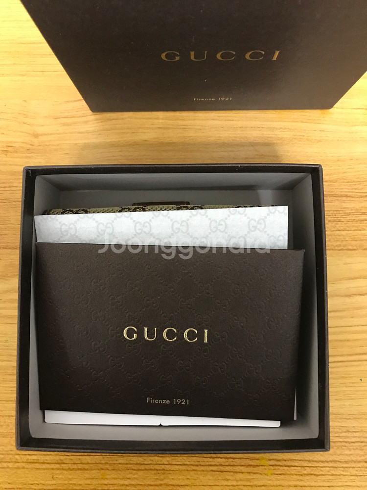 구찌 정품 하트지갑--6