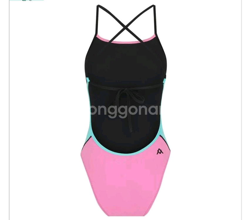 아만지 수영복 코튼캔디 타이백 w8--3