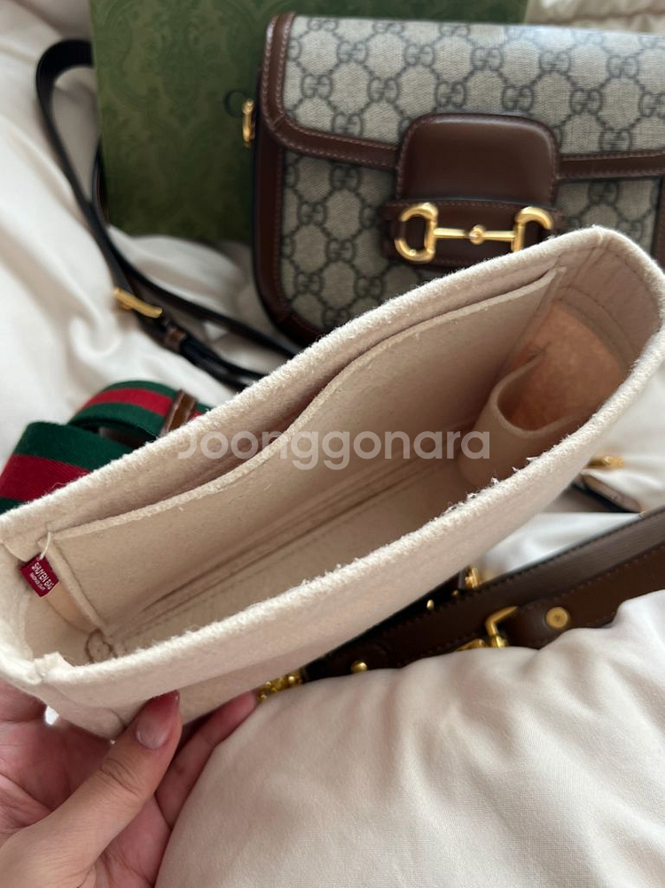 구찌 홀스빗 1955 미니 스몰 숄더백--6