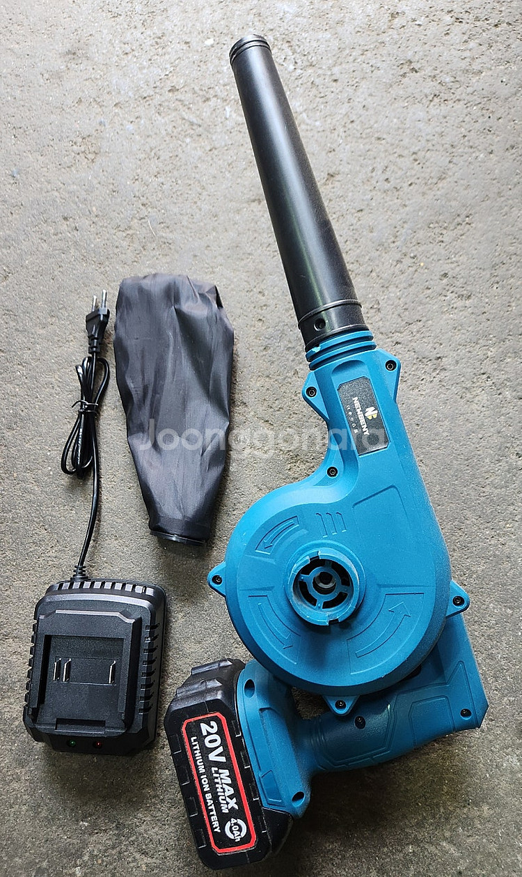 강력 무선 송풍기 20V 마끼다호환 배터리,충전기 포함--0