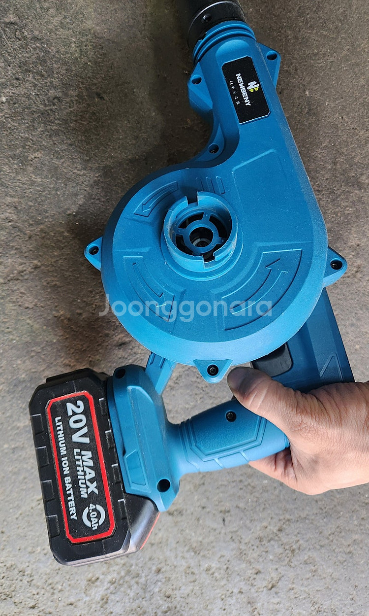 강력 무선 송풍기 20V 마끼다호환 배터리,충전기 포함--2