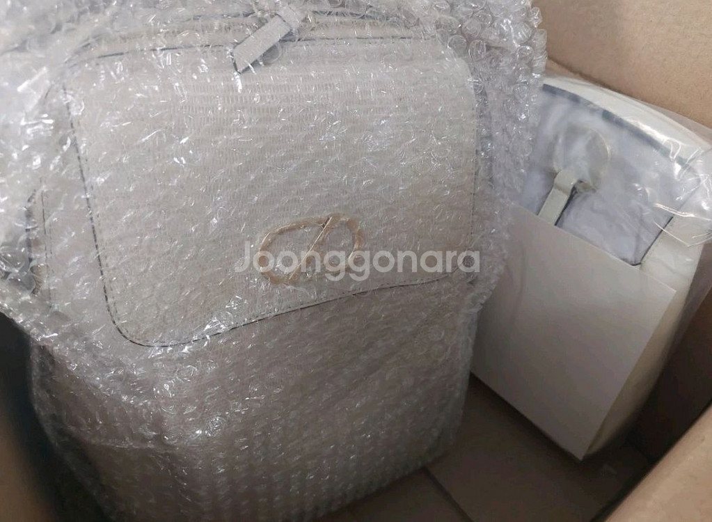 미사용 소가죽 백팩--1