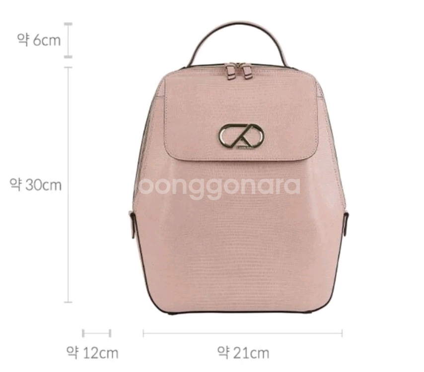 미사용 소가죽 백팩--3