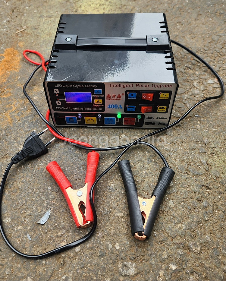 12V, 24V 자동차, 오토바이 배터리 충전기--1