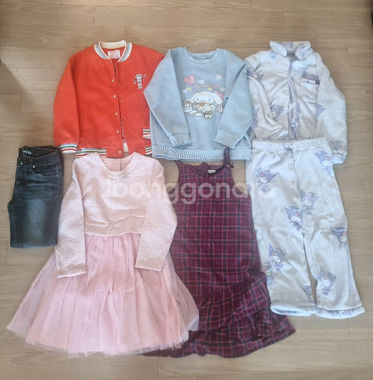 7~8세 여아옷 일괄(사이즈130)--0