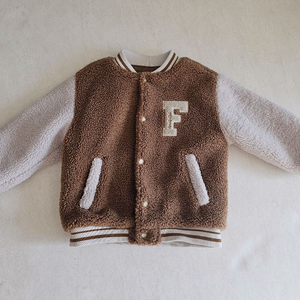 자라 키즈 뽀글이 야구 점퍼