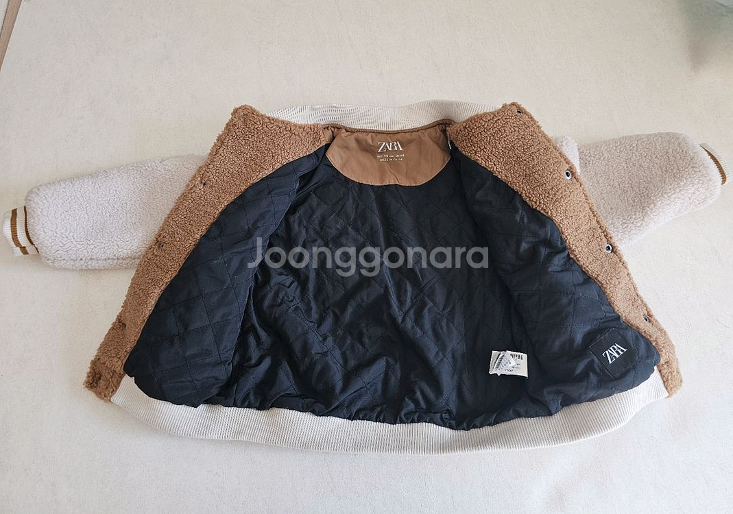 자라 키즈 뽀글이 야구 점퍼--2