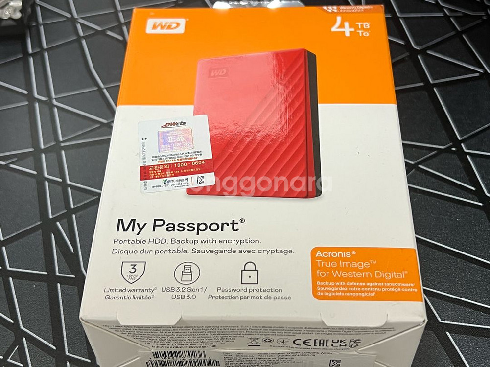 WD mypassport 4tb--0