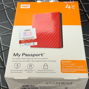 WD mypassport 4tb