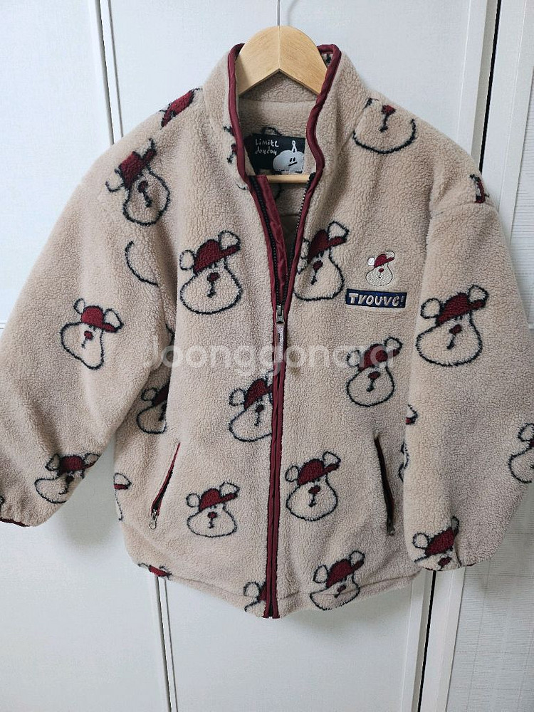 리미떼두두 뽀글이 곰돌이 양털 점퍼 3XL사이즈--6