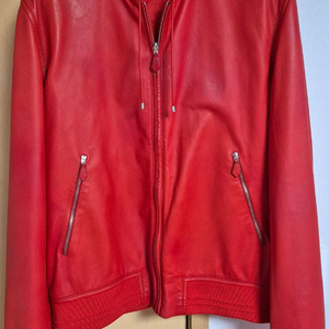 정품)에르메스자켓 리버시블 레더 후드집업 105