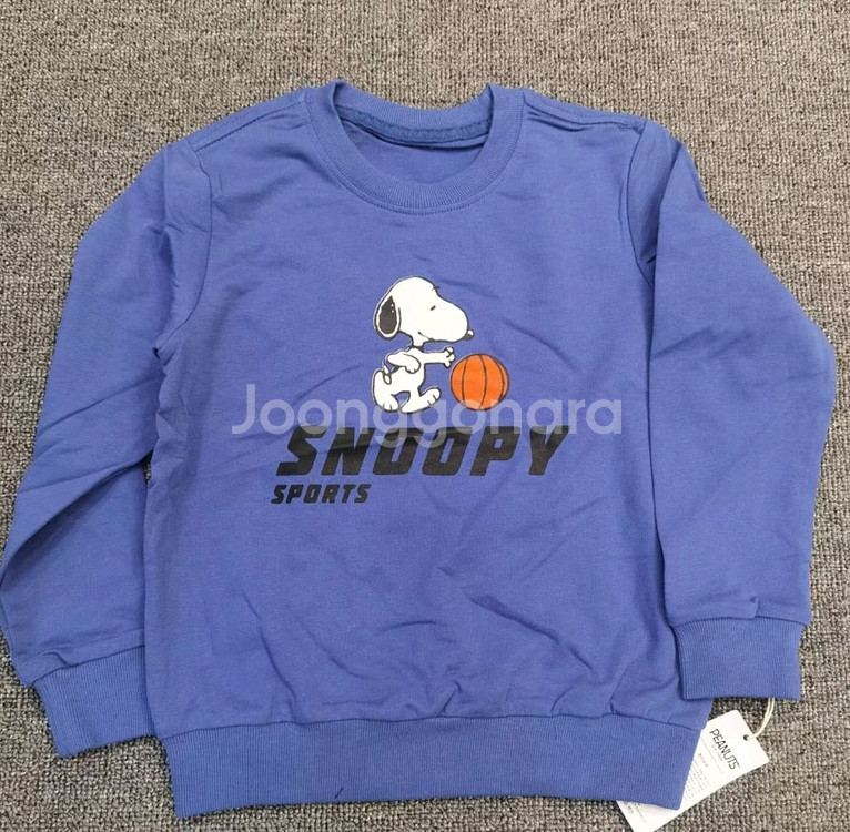 150사이즈 스누피 아동 남여공용 아동 맨투맨 티셔츠--0