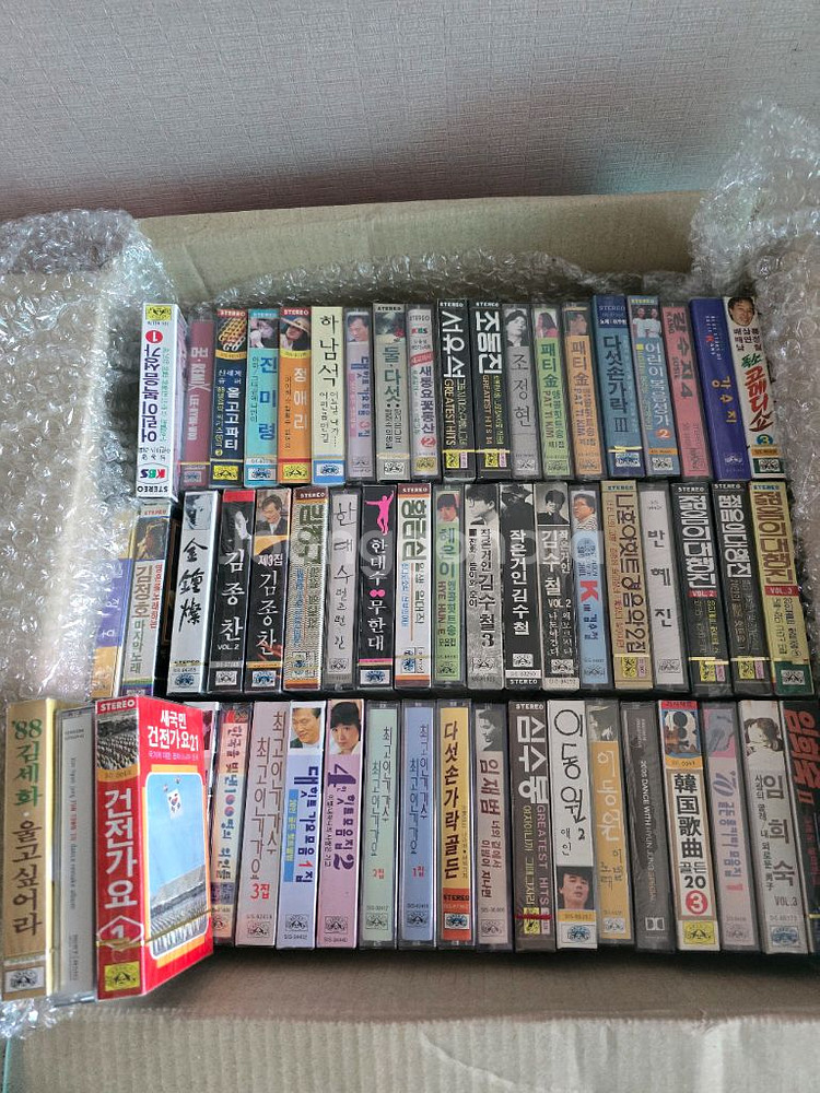 미개봉 카세트테이프 60개일괄 마지막 가격인하--0