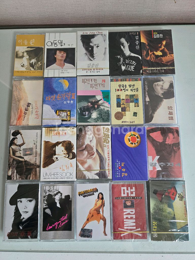 미개봉 카세트테이프 60개일괄 마지막 가격인하--3