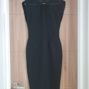 블랙 원피스 정장 오피스룩 시스루 포멀룩 여성의류