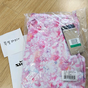 나이키스윔 플로럴블리스 라즈베리 레이서백(로우컷) 30