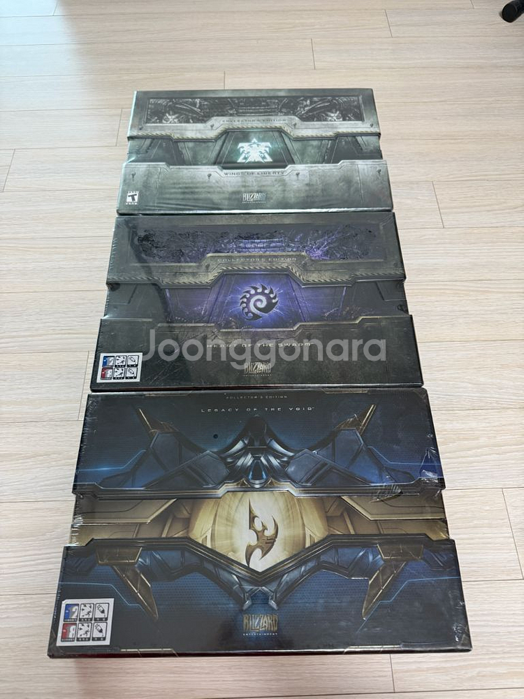 스타2 컬렉터즈 에디션 3종 미개봉 일괄 판매합니다.--0