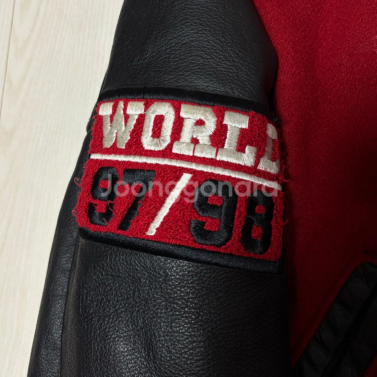 [S] 90s 롤링스톤즈 투어 바시티 자켓--1