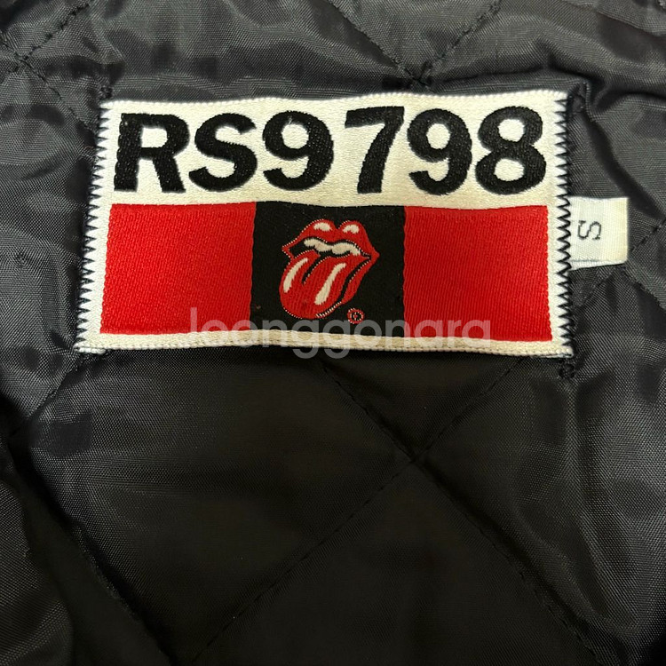 [S] 90s 롤링스톤즈 투어 바시티 자켓--2