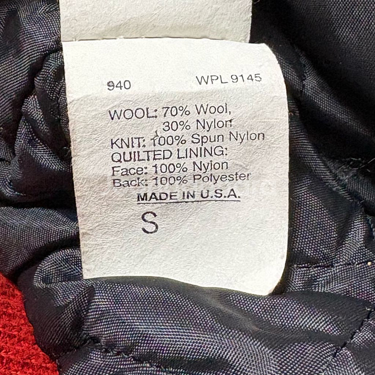 [S] 90s 롤링스톤즈 투어 바시티 자켓--5