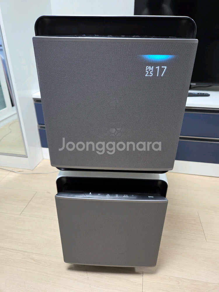 삼성 큐브 공기청정기 2단 30평형--0