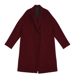 시슬리 여성 울 코트 모89%함유 겨울코트 여성의류