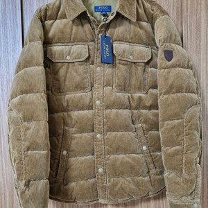 폴로 골덴 코듀로이 브라운 다운 패딩 재킷 L 105