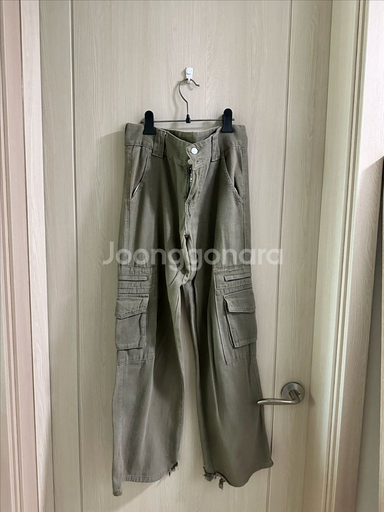옷장정리ㅣ와이드 투웨이 조거 롱팬츠 카고바지 와이드 카--1
